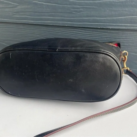 Dooney Bourke Black Florentine Crossbody Messenger Satchel - Picture 5 of 9